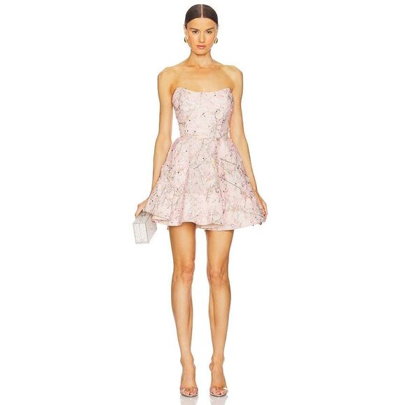 Elliatt Pink Strapless Sweetheart Sundress - Picture 6 of 6